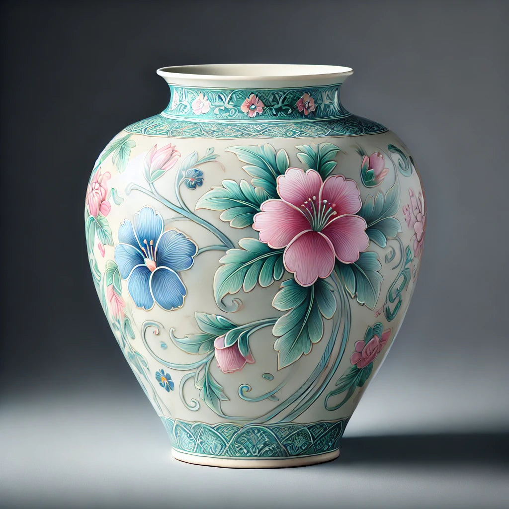 Ceramic Vase “Floral Bloom”